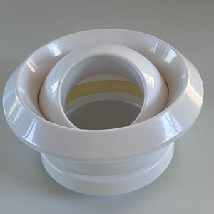 ABS Plastic Eyeball Spout Ball Jet Nozzle Air Diffuser Adjustable 360 Degree Long Distance Air Vent for HVAC Systems - Product Image 2