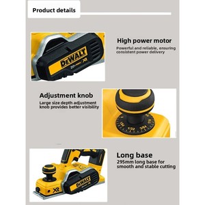 <span class=keywords><strong>Raboteuse</strong></span> électrique sans fil sans balais DCP580B <span class=keywords><strong>20V</strong></span> MAX 82mm 15000RPM - Product Image 4