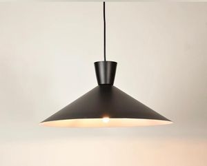 Luxury Nordic Black Metal Pendant <b>Light</b> Modern Cone Hanging Lamp for Dining Table <b>Kitchen</b> Island Bedroom Lighting - Product Image 3