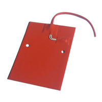 12v 24v بطارية تعمل بالطاقة تدفئة كهربائية عنصر سخان سيليكون