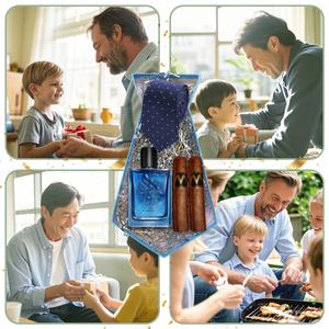 Boîte cadeau vide en carton rigide en forme de cravate pour parfum, idéale pour la fête des pères (cadeau pour papa) - Product Image 6