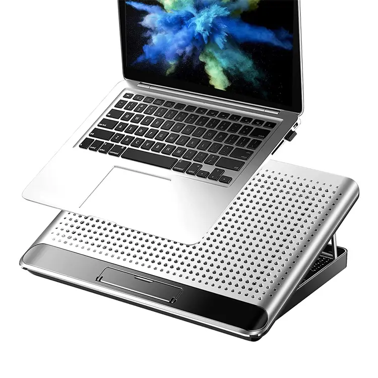 Great Roc aluminium laptop cooler Tablet Laptop Cooling Fan stand 17 inch tablet laptop notebook cooling pad