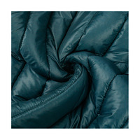 Tissu de veste ouaté d'hiver matelassé à rayures en taffetas de nylon huilé de haute qualité