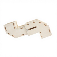 Kit d'expérimentation scientifique Wincent DIY Periscop en bois – Modèle éducatif de réflexion optique pour projets scolaires et cadeaux pour enfants