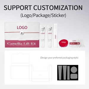 ICONSIGN Kit de Lifting de Pestañas Coreano sin Pegamento Camellia 2 en 1, Laminación de Pestañas y Cejas Vegana con Cisteamina HCL, Permanente de Pestañas - Product Image 5