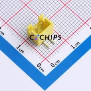 WAFER-XH2.54-2PWZ-H62 Wire-to-Board Pin Header Bent Lead Through Hole,P=2.54mm Connector 1x2P 2.5mm Right Angle Insert XH - Product Image 1
