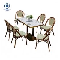 Ensemble de meubles d'extérieur Prima, design modulaire combinable pour terrasse, jardin, salon, table et chaises