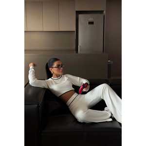 ชุดเซ็ตผู้หญิงสีขาว Lorisy ชุดทีมสุดหรู - Product Image 5