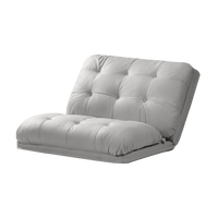 Canapé pouf crème couleur crème simple double pliant deux-en-un chambre salon pour baies vitrées Tatami Style canapé paresseux