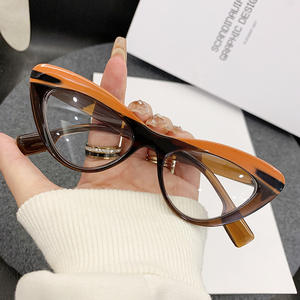 <span class=keywords><strong>Gafas</strong></span> de Sol Triangulares con Bloques de Color de Personalidad Invernal, Monturas de <span class=keywords><strong>Profesor</strong></span> Más Vendidas, <span class=keywords><strong>Gafas</strong></span> con Protección Anti-Luz Azul - Product Image 1