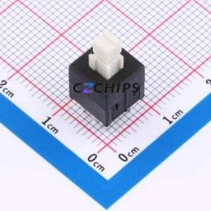 PB-22E85PA-S-6.5C-E-W Push Button Switch Through hole Component (THT) Switch 300mA 12V 2.5N 100000 - Product Image 1