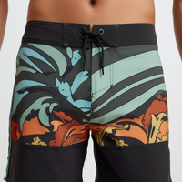 Shorts de Bain Designer en Nylon Personnalisés pour Hommes, Taille Élastique, Extensibles dans 4 Sens, Idéaux pour la Plage, le Sport et le Surf