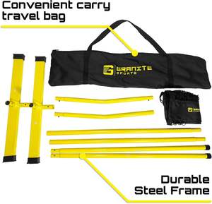 SeeMore Mini Red de práctica de bolas de pepinillo portátil de alta calidad, equipo de entrenamiento para interiores y Exteriores de 5 pies de ancho para espacios pequeños - Product Image 3