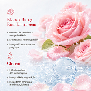 KORMESIC - Gel de Ducha Corporal con Fragancia a Rosa Secreta, Certificado por Bpom, 500 ml, Gel de Ducha Iluminador y Nutritivo para el Cuerpo, HALAL Natural - Product Image 6