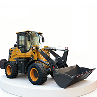 Pala Gommata Mini da 2,5 Tonnellate 4x4 con Certificazione EPA CE Cinese, Adatta per Progetti di Costruzione di Porti, Fattorie e Strade