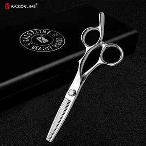Hair Cutting Scissor Razor Edge Size 6" Regular Use Fin Salon Haircut Thinning Barber Scissor