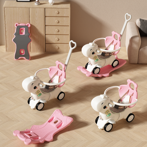 小さな恐竜ロッキングホース-子供のための耐久性のあるHDPEデザイン楽しさと冒険、遊びとギフトのアイデアのための安全で丈夫なライドオンおもちゃ - Product Image 4