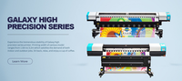 Impresora de Inyección de Tinta Eco Solvente de Formato Grande I3200 de 1440dpi, Plotter de Pancartas Flexibles Galaxy UD-32R2LD+ en Venta