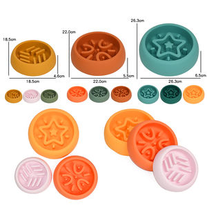 Atacado Moderno Silicone <span class=keywords><strong>Pet</strong></span> Comer Lento Tigela Do Cão Não-Slip Raised Silicone Slow Alimentador Cão lambendo Tigela <span class=keywords><strong>pet</strong></span> tigela alimentador lento - Product Image 2