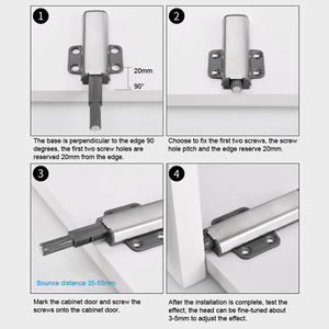 Amortisseurs porte coulissante en silicone, quincaillerie pour meubles de maison, Piston de porte, meubles de cuisine, armoire à fermeture en douceur - Product Image 2