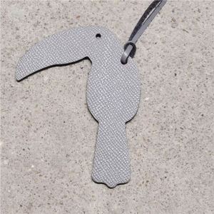 HR Leather Handmade <b>Creative</b> Toucan Bird Pendant Charm UV Printing-Promotional <b>Gift</b> for Weddings Church New Business Giveaways - Product Image 5