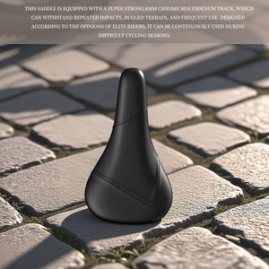 Nouvelle <span class=keywords><strong>selle</strong></span> <span class=keywords><strong>de</strong></span> vélo électrique simple, large et confortable, avec dossier en mousse à mémoire <span class=keywords><strong>de</strong></span> forme, pour tricycle et vélo, en similicuir - Product Image 6