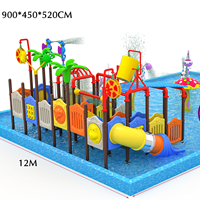Équipements de terrain de jeux aquatiques en fibre de verre, plastique et acier, toboggans aquatiques intérieurs et extérieurs pour usage scolaire