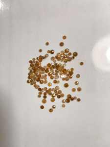 Diamante Marrón Natural Facetado en Forma de Rosa, Gema Redonda para Joyería Fina, Minas Indias, Certificado BEGDI GEMS - Product Image 3