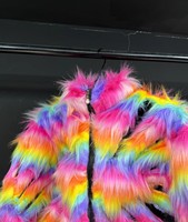 Pabrik Produsen Jaket Pendek Berbulu dengan Ritsleting dan Tudung Berbahan Bulu Kustom