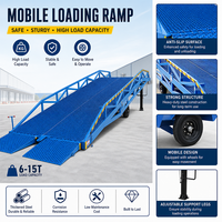 Niveleur de quai mobile CHANGDING en acier au manganèse élevé, rampe de chargement pour chariot élévateur, table élévatrice hydraulique, capacité de charge personnalisée