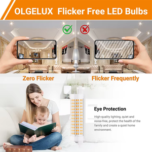 R 7S 118Mm <span class=keywords><strong>Led</strong></span> Dimbaar R 7S <span class=keywords><strong>Led</strong></span> Licht 19W 118Mm 360 Graden Hoek Dimbaar <span class=keywords><strong>Led</strong></span> R 7S <span class=keywords><strong>Lamp</strong></span> Rx 7S Schijnwerper 120lm/W Ac110/240V - Product Image 3