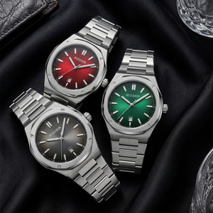 Relojes de Cuarzo para Hombre con Logotipo Personalizado al por Mayor, Función GMT, Doble Zona Horaria, Acero Inoxidable 316, Reloj Resistente al Agua 5ATM - Product Image 3