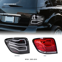 Conjunto de Luces Traseras LED para Mercedes-Benz ML W164/ML350/ML500 (2005-2008), 12V 36W 6000K, Lente Roja/Ahumada, Color Naranja, Verificado por Sea