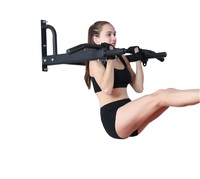 Barre horizontale multifonctionnelle pour l'intérieur, barre parallèle simple, équipement de fitness avec trous dans le mur fixe du mur de la maison