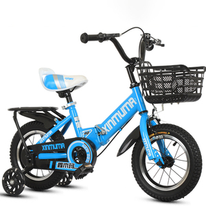Vélo pliable pour enfants de 12 pouces, cadre en acier à haute teneur en carbone, freins doubles, roues d'apprentissage en PU, vélo pour enfants à hauteur réglable - Product Image 3