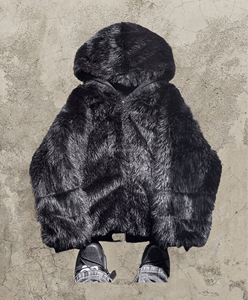 Sudaderas con cremallera personalizadas 500 GSM para hombre Boxy Zip Up Reversible Heavy Weight Oversized Cotton Fleece Fur Zipper Hoodie para hombres - Product Image 6