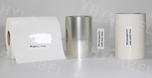 Tùy chỉnh 80um <span class=keywords><strong>PE</strong></span> trong suốt Jumbo cuộn Vật liệu tự dính Jumbo nhãn Vật liệu phim Polypropylene nguyên liệu nhãn - Product Image 3