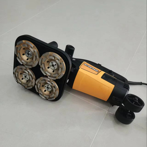 Offre Spéciale industriel Mini quatre têtes à main bord meuleuse de sol ponceuse Conversion de fréquence polisseuse à béton - Product Image 1