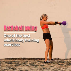 Women's 15lbs <b>Kettlebell</b> <b>Set</b> Vinyl Coated Wide Handle for Home - Product Image 5