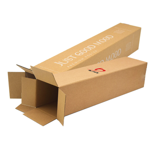 Nhà Máy Giá tùy chỉnh in dài hình chữ nhật Kraft bao bì sóng bưu phẩm hộp giấy với logo riêng của bạn - Product Image 2