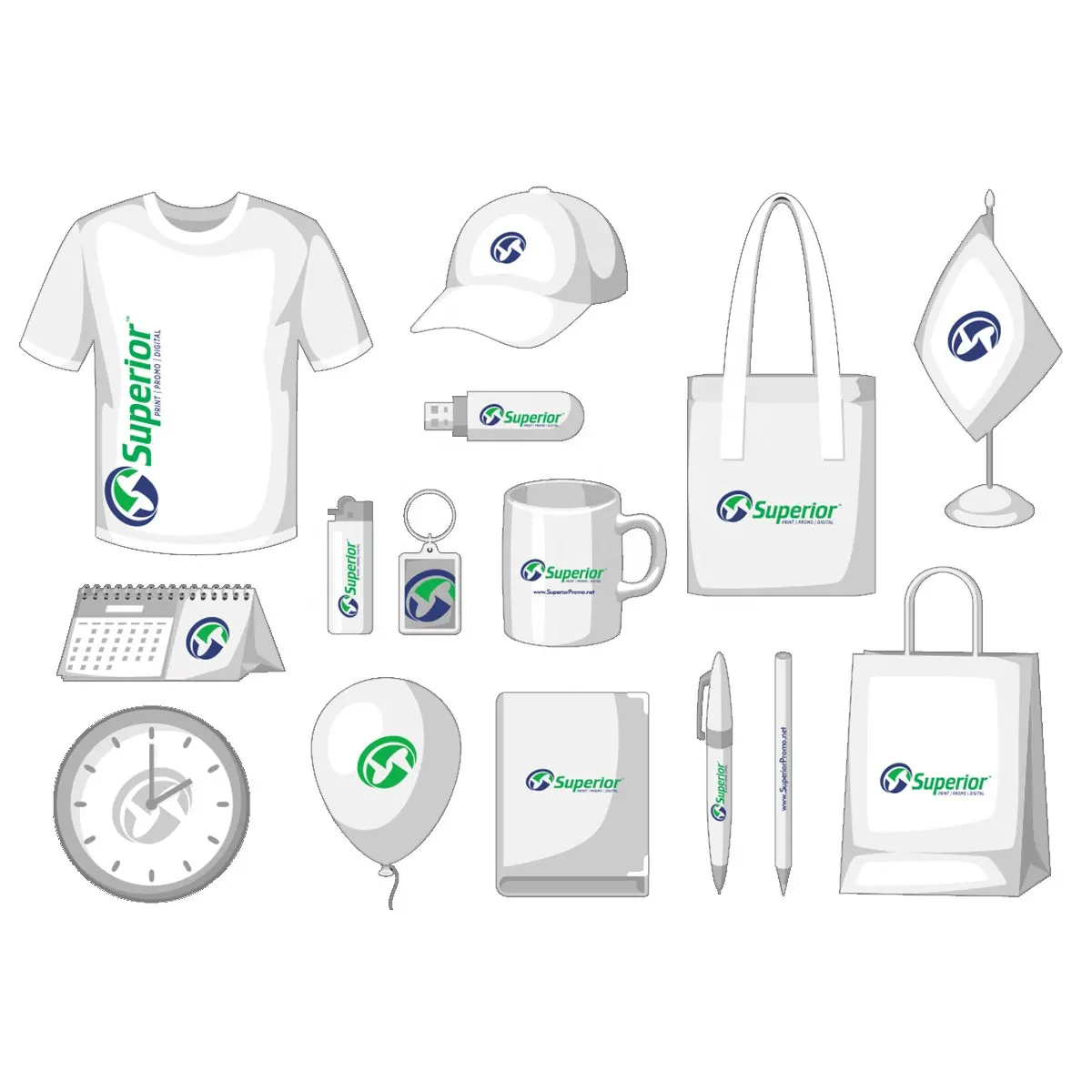 Custom Logo Small Estate Promotional Products Merchandising Business Novelty Promotional Gift Sets Corporate Items For Marketing