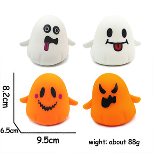 ของเล่นบีบผีน้อย 8 ซม. สำหรับฮาโลวีน ทำจาก TPR ช่วยคลายเครียด ของขวัญสำหรับเด็กอายุ 6 ปีขึ้นไป สนุกสร้างสรรค์ สร้างอารมณ์ดีง่ายๆ - Product Image 3