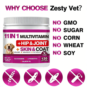 OEM 11 en 1 Golosinas Blandas <span class=keywords><strong>para</strong></span> <span class=keywords><strong>Perros</strong></span> y Gatos, Multivitamínicas, <span class=keywords><strong>para</strong></span> un Pelaje Brillante, Omega-3, Refuerzo Inmunológico, Zinc, Calcio, Salud Articular, Naturales - Product Image 4
