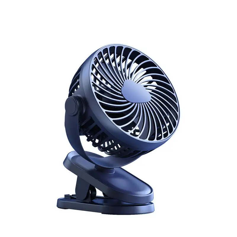 USB Powered Clip on Fan 360 Degrees Rotation 3 Level Strong Airflow Small Fan with Cord