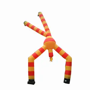 Benutzer definierte hochwertige zwei Beine Riesen unordentliches Haar Single Leg Flailing Air Tube Dancer Werbung aufblasbare Tänzerin Waving Man