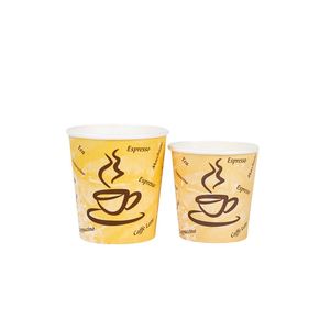 แก้วกระดาษกาแฟแบบใช้แล้วทิ้งพร้อมฝาปิดสำหรับเครื่องดื่มร้อน  รับผลิตตามสั่ง ขายส่ง แก้วกระดาษเกรดอาหาร - Product Image 3