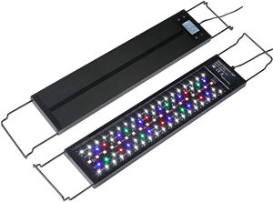 Luz <span class=keywords><strong>LED</strong></span> de Espectro Completo IP67 a Prueba de Agua para Acuarios, Luz <span class=keywords><strong>Programable</strong></span> para Peceras con Soporte Extensible y <span class=keywords><strong>Pantalla</strong></span> LCD de Configuración - Product Image 3