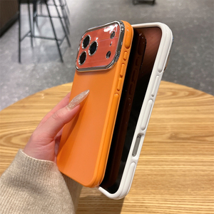 เคสโทรศัพท์กันกระแทกสีพื้นแบบนิ่ม TPU ป้องกันรอยนิ้วมือ รุ่น Laser Aurora Large Window สำหรับ iPhone 17 Air Pro Max 16 15 14 13 - Product Image 6