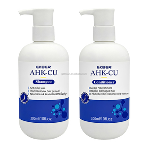 EKBER Private Label - Set de Champú y Acondicionador con Péptidos de Cobre Azul AHK GHK-Cu para Cabello Fino - Product Image 1