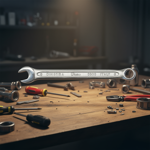 Llave Combinada Ttake de 8 mm DIN3119A, Fabricada en Italia, Tipo Corto - Product Image 3
